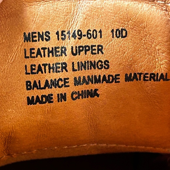 Florsheim Kierland Plain Toe Oxfords Burgundy Mens Leather Oxfords size 10 NEW - Picture 10 of 12